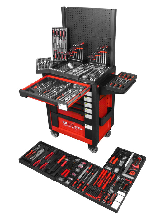 XXXL Werkstattwagen gefüllt Werkzeugwagen Werkzeugschrank Werkzeugkasten Toolbox