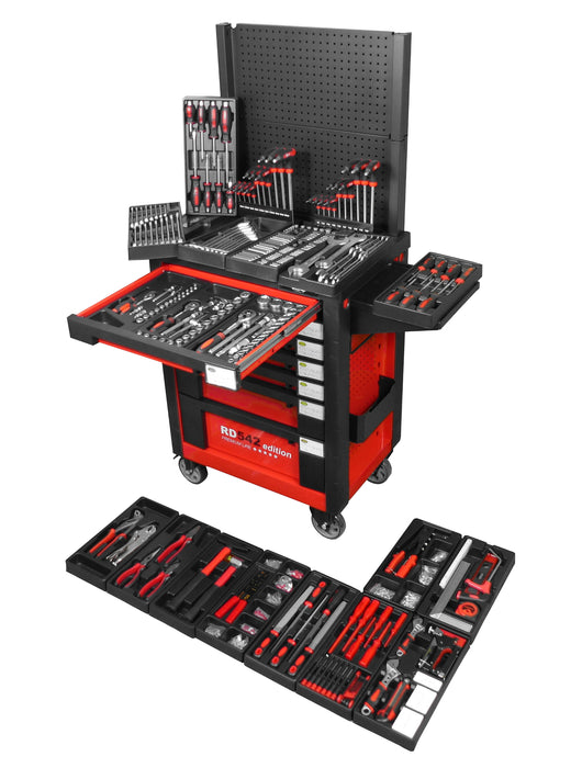 Carro de taller XXXL carro de herramientas lleno armario de herramientas caja de herramientas caja de herramientas
