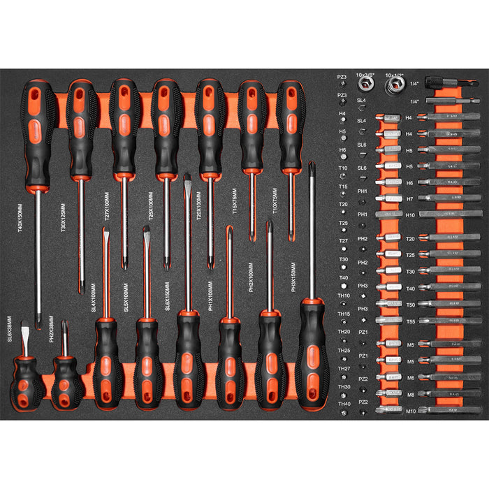 Workshop trolley Premium XXL tool trolley filled with tools Cr-V